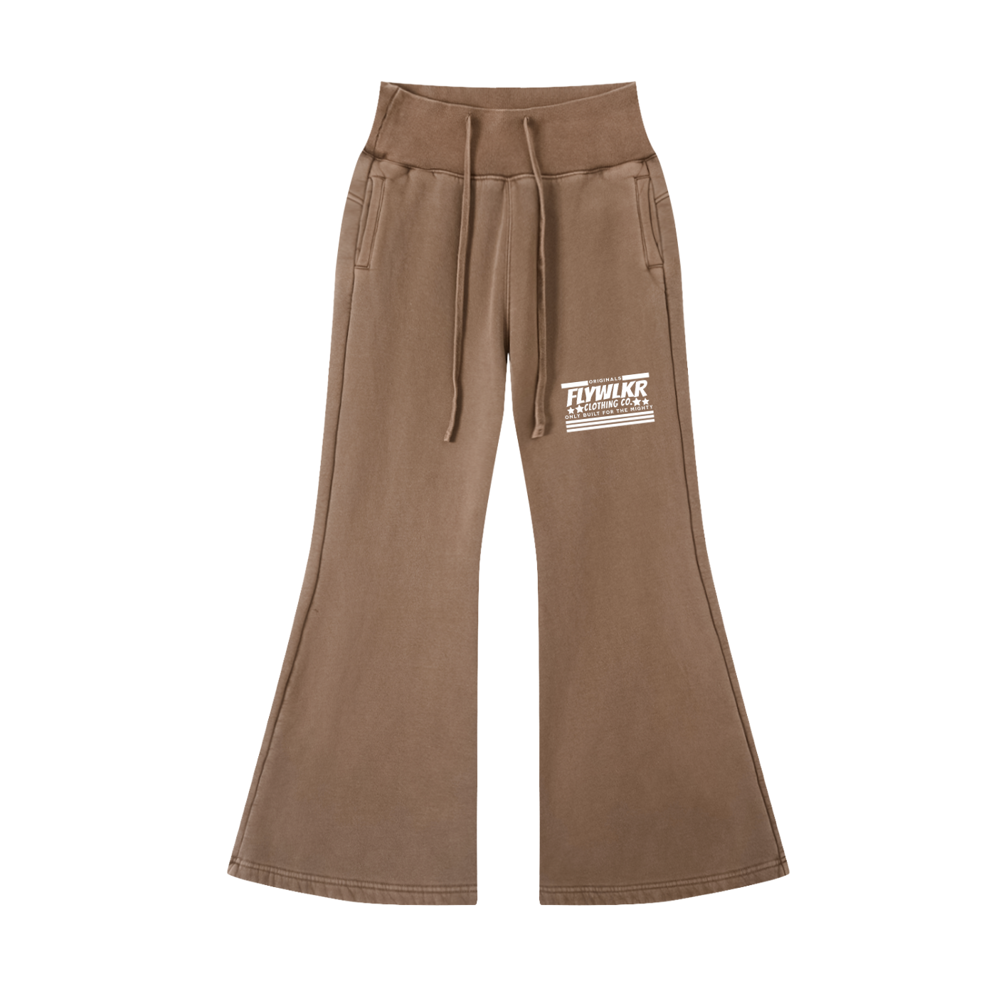 FLYWLKR "ORIGINALS" Vintage Washed Flared Fleece Pants