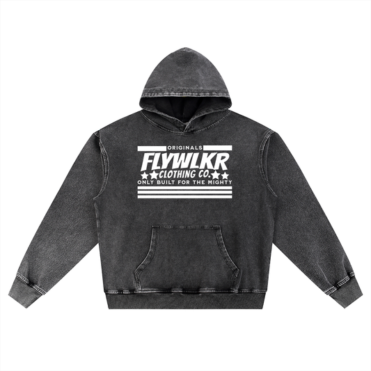 FLYWLKR "ORIGINALS" Snow Wash Oversized Hoodie