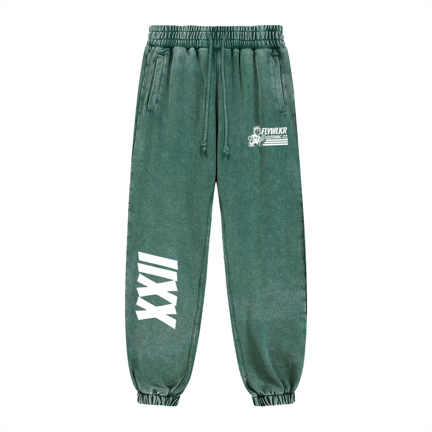 FLYWLKR "ORIGINALS" Snow Wash Heavyweight Jogged Sweatpants