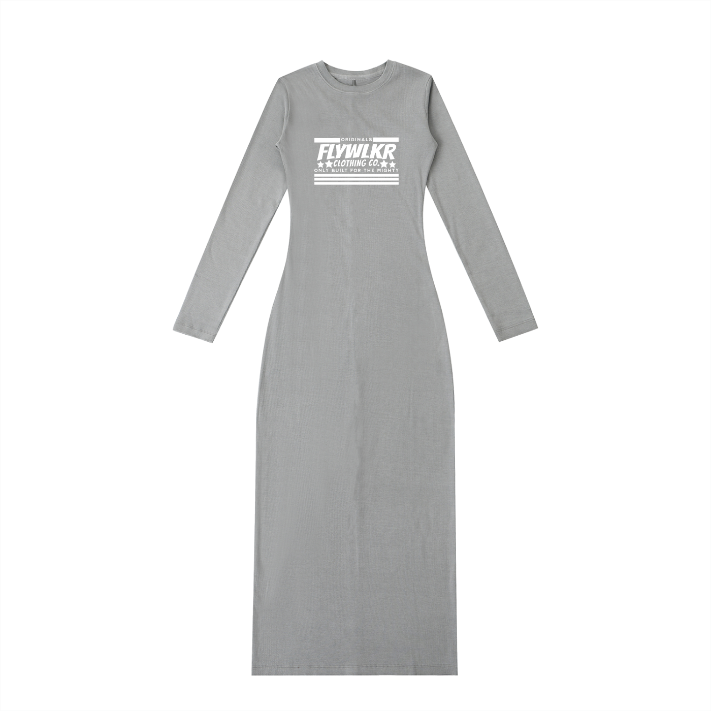 FLYWLKR "ORIGINALS" Dyed Washed Slit Maxi Dress