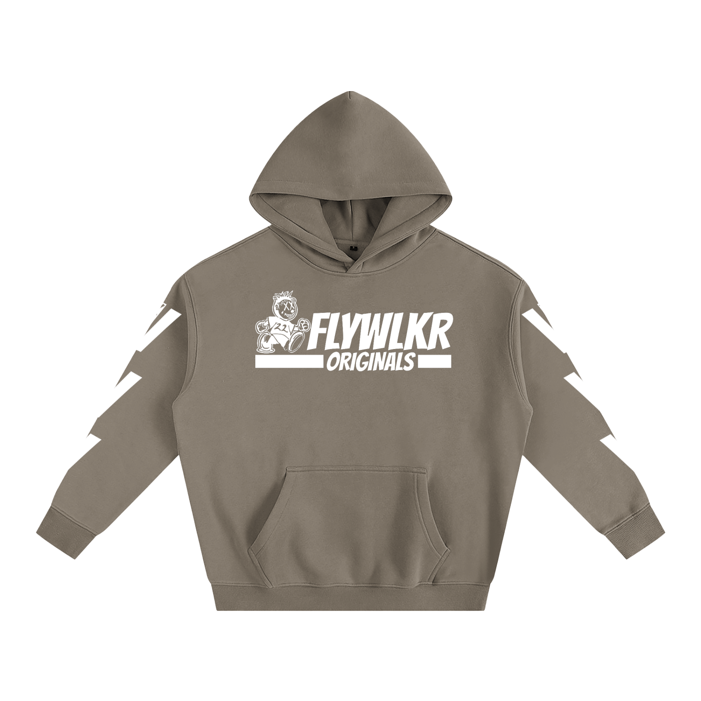 FLYWLKR "ORIGINALS" Oversize Fleeced Hoodie