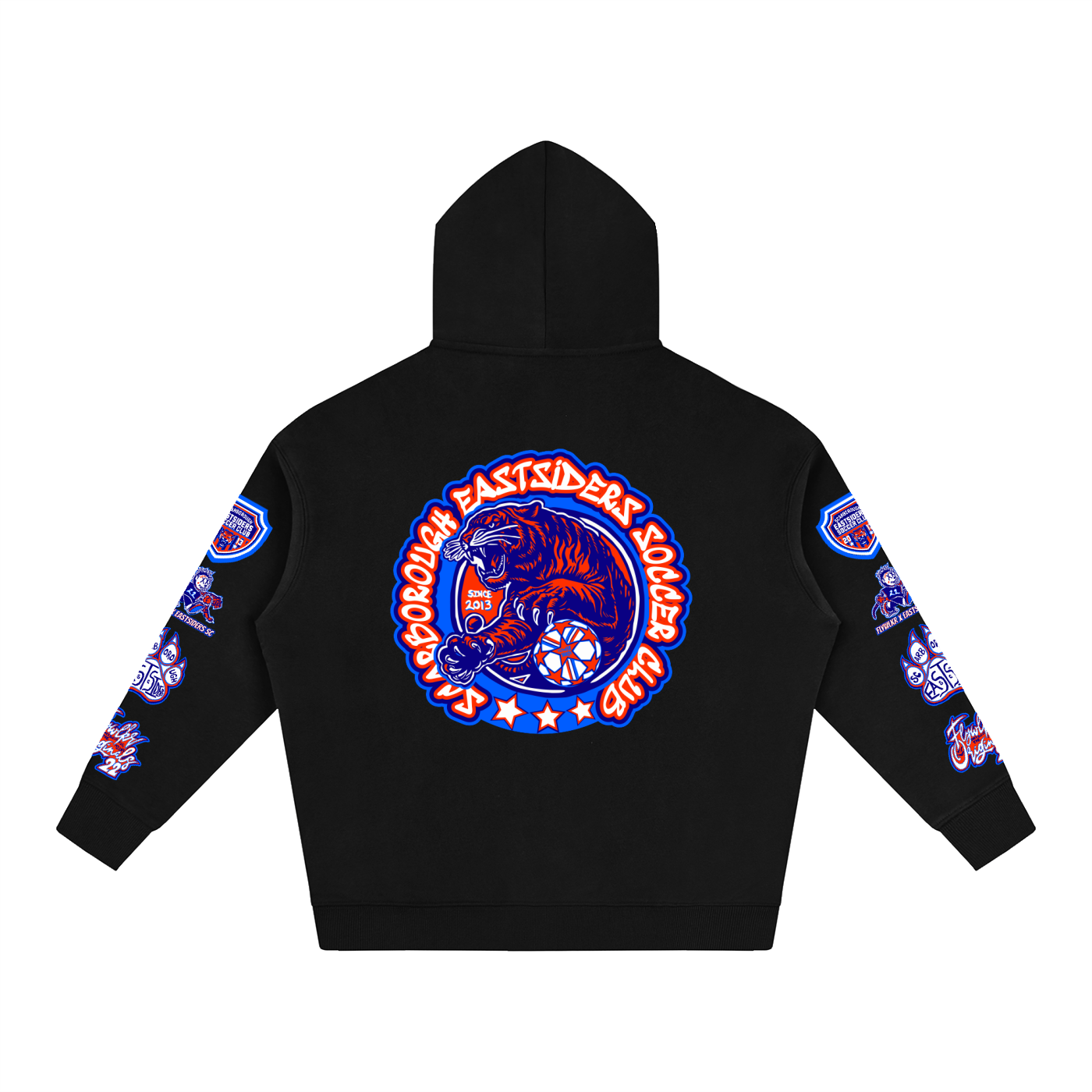 FLYWLKR X SCARBOROUGH EASTSIDERS Oversize Fleeced Hoodie