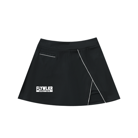FLYWLKR "BREDY LANE SOCIAL CLUB" High-Waist Pocketed A-Line Skirt