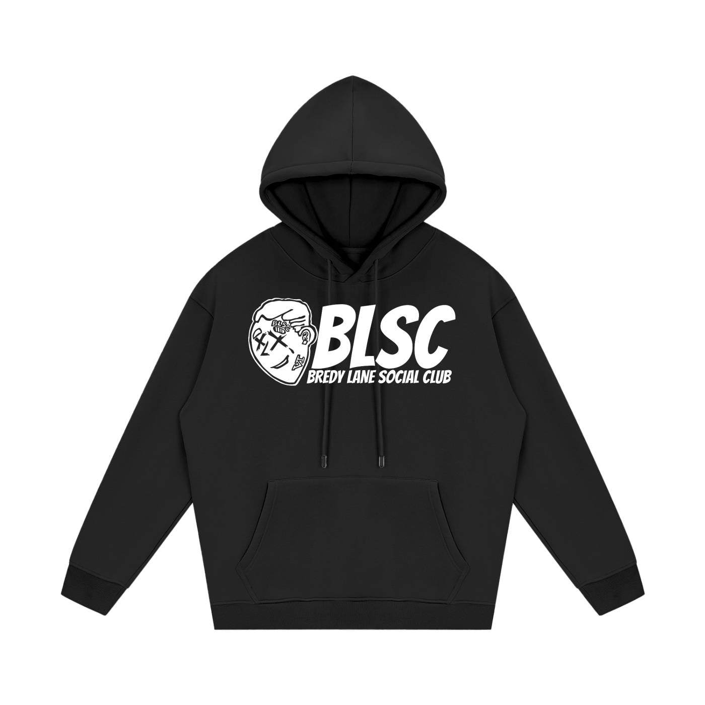 FLYWLKR "BREDY LANE SOCIAL CLUB" Streetwear Unisex Fleece Hoodie