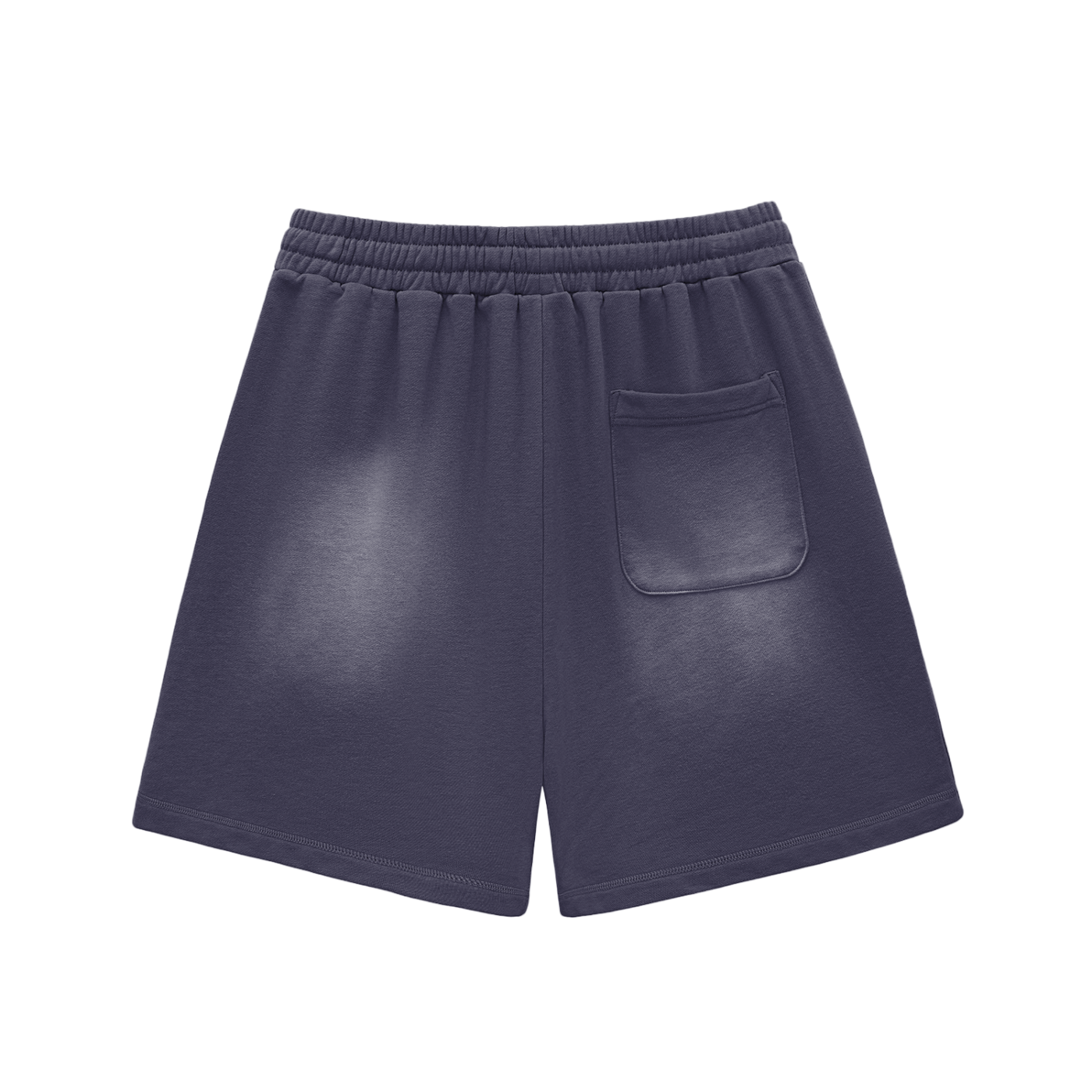 FLYWLKR "BREDY LANE SOCIAL CLUB" Sun Fade Raw Edge Cotton Shorts