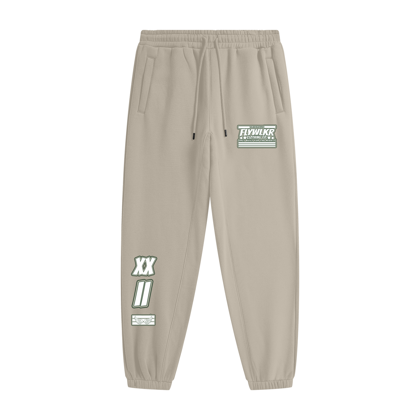 FLYWLKR ORIGINALS "OLIMOSSCREM" Unisex Heavyweight Fleece Joggers