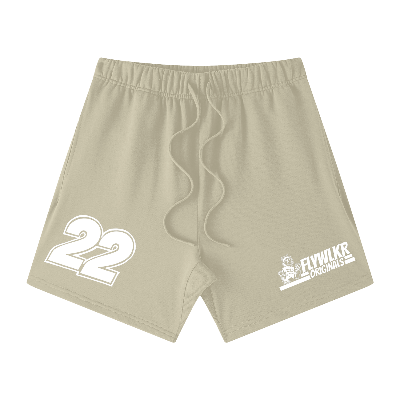 FLYWLKR "ORIGINALS" Unisex Earth Tone Loose Fit Cotton Shorts