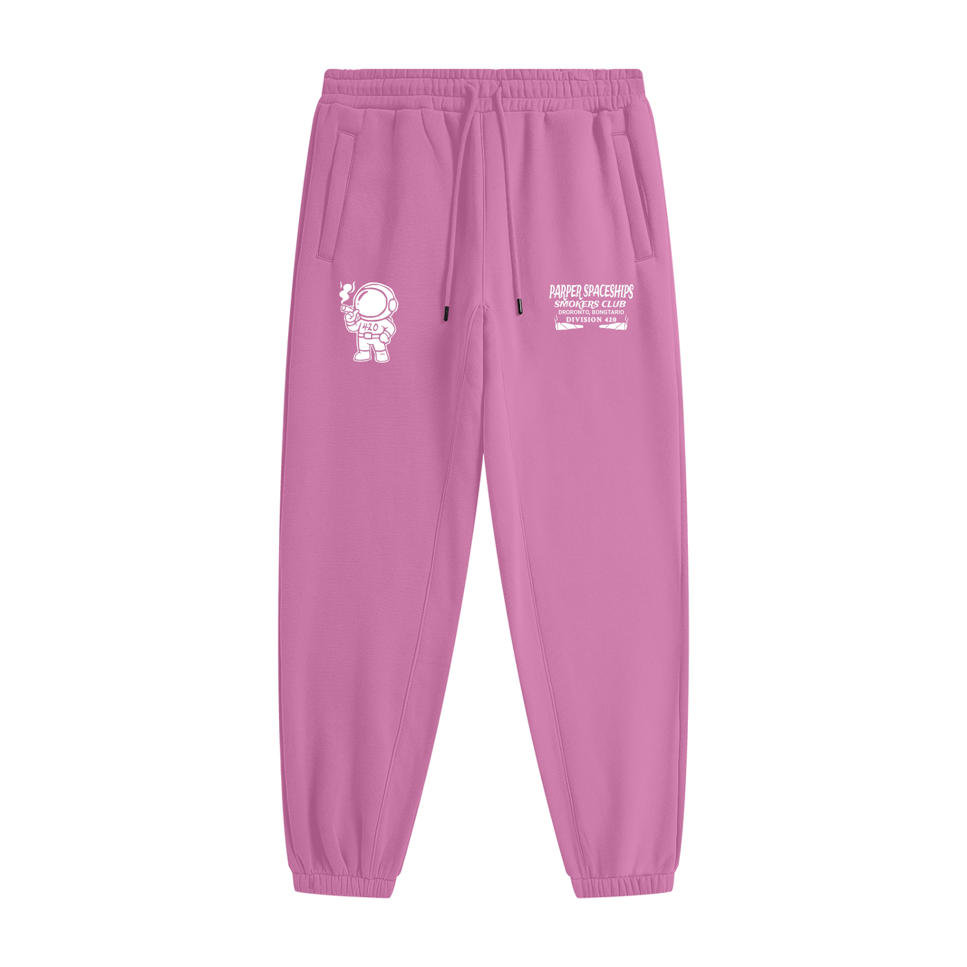 FLYWLKR "PAPER SPACESHIPS SMOKERS CLUB" Unisex Heavyweight Fleece Joggers