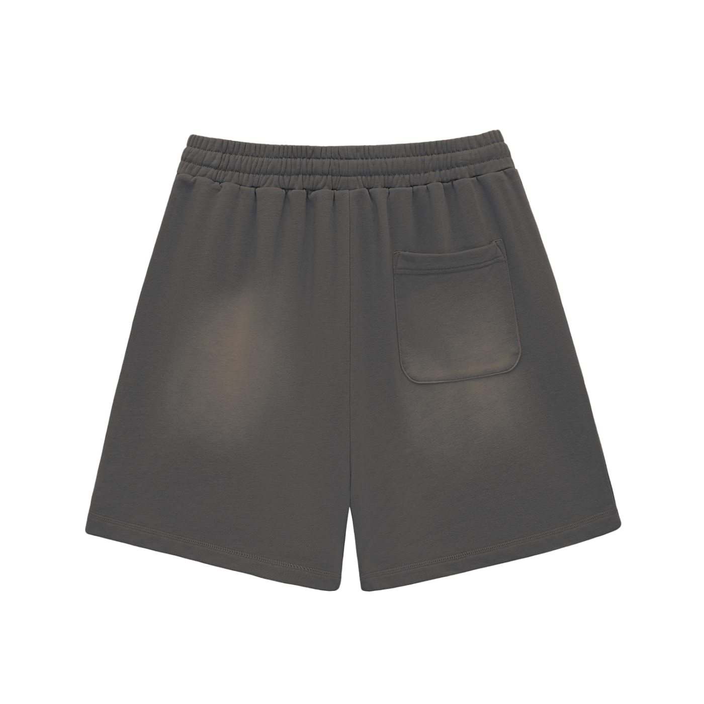 FLYWLKR "BREDY LANE SOCIAL CLUB" Sun Fade Raw Edge Cotton Shorts