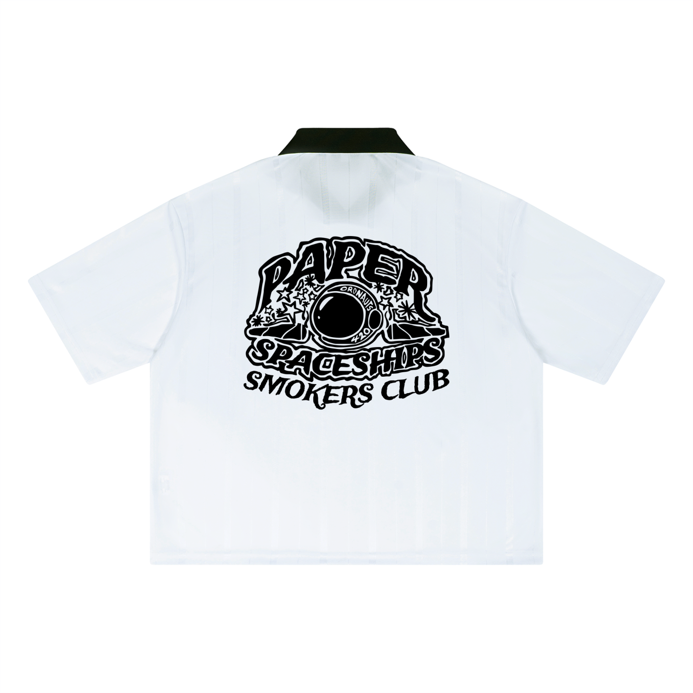 FLYWLKR "PAPER SPACESHIPS" Unisex Striped Boxy Soccer Jersey