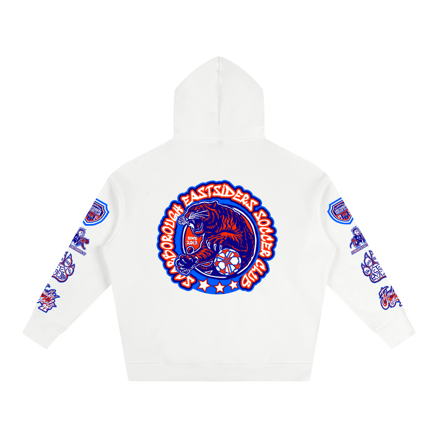 FLYWLKR X SCARBOROUGH EASTSIDERS Oversize Fleeced Hoodie