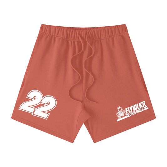 FLYWLKR "ORIGINALS" Unisex Earth Tone Loose Fit Cotton Shorts