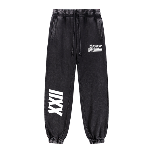 FLYWLKR "ORIGINALS" Snow Wash Heavyweight Jogged Sweatpants