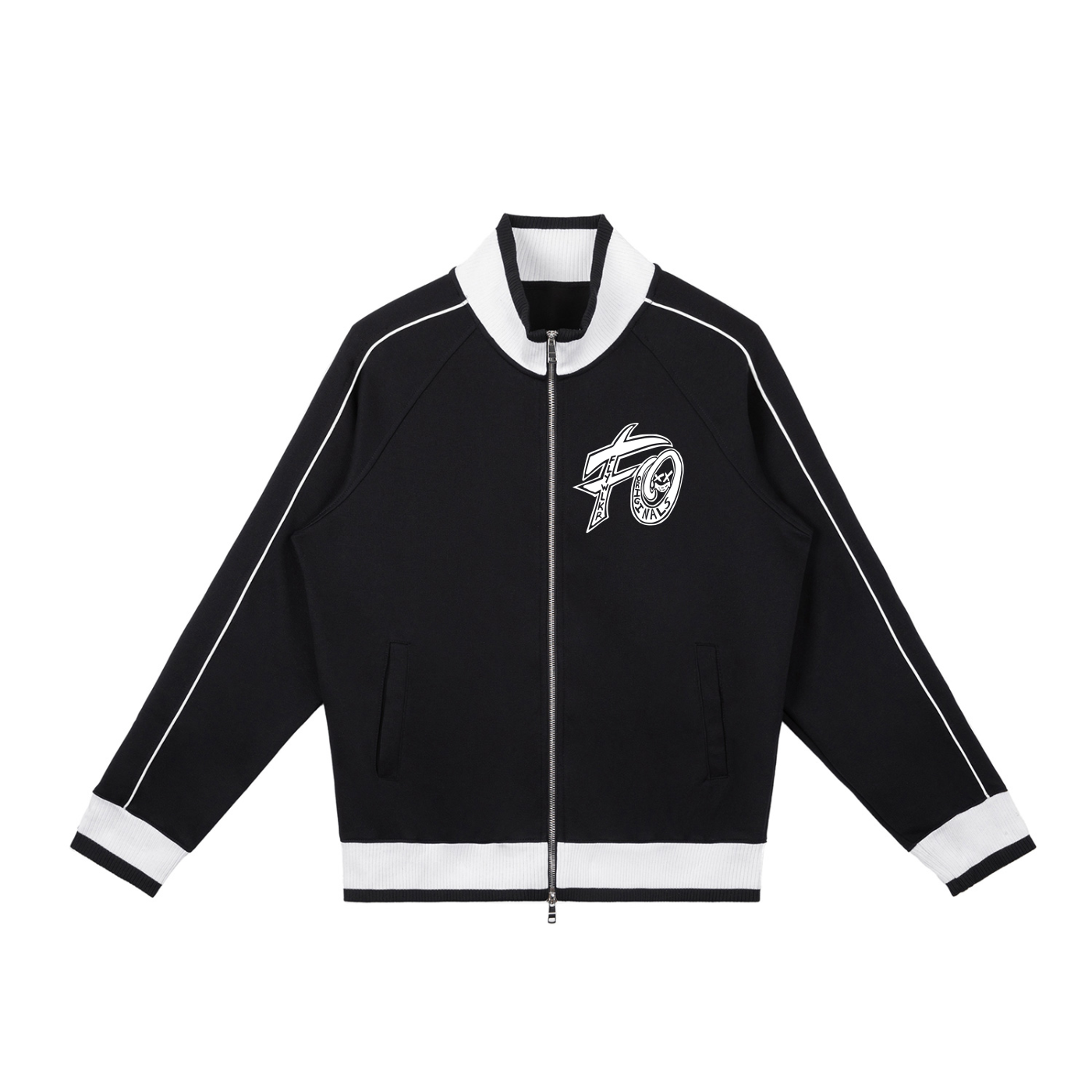 FLYWLKR "ORIGINALS" Color Block Raglan Sleeve Zip Track Jacket