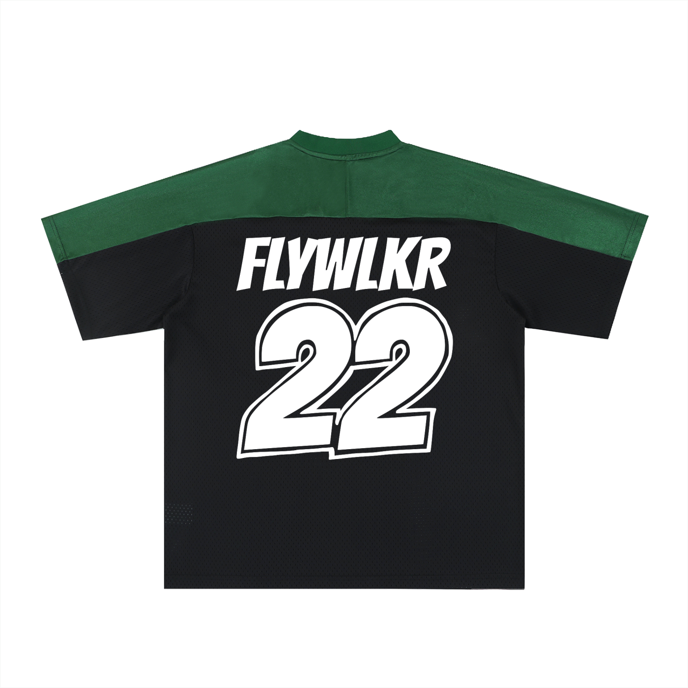FLYWLKR "ORIGINALS" Oversized Mesh V-Neck Soccer Jersey