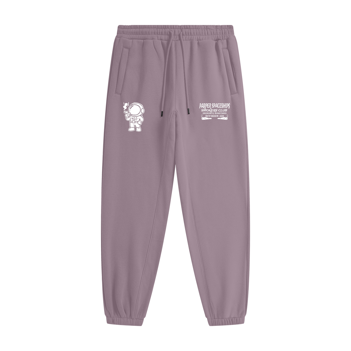 FLYWLKR "PAPER SPACESHIPS SMOKERS CLUB" Unisex Heavyweight Fleece Joggers