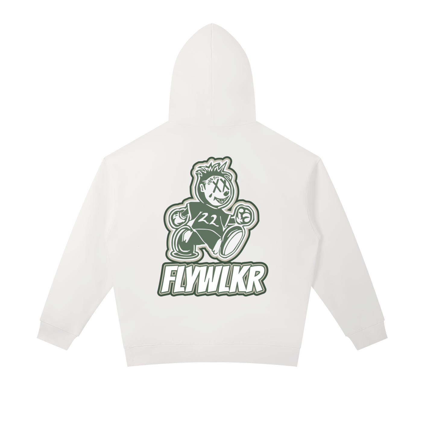 FLYWLKR ORIGINALS "OLIMOSSCREM" Essential Heavyweight Hoodie