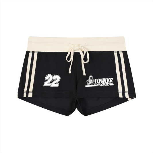 FLYWLKR "ORIGINALS" Women's Contrast Stripe Track Shorts