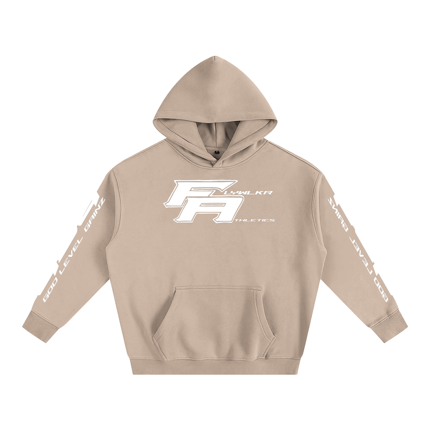 FLYWLKR ATHLETICS Oversize Fleeced Hoodie