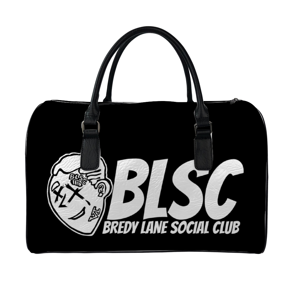 FLYWLKR "BREDY LANE SOCIAL CLUB" PU Leather Duffel Bag