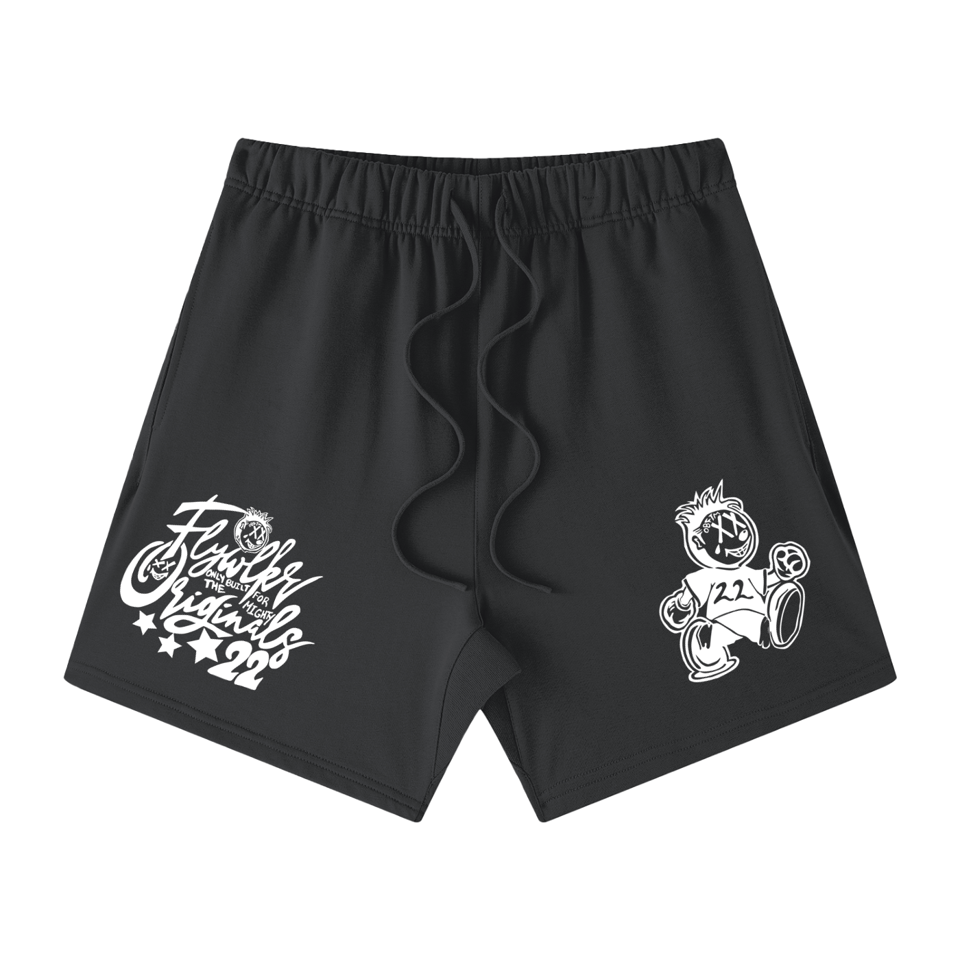 FLYWLKR "ORIGINALS" Unisex Earth Tone Loose Fit Cotton Shorts