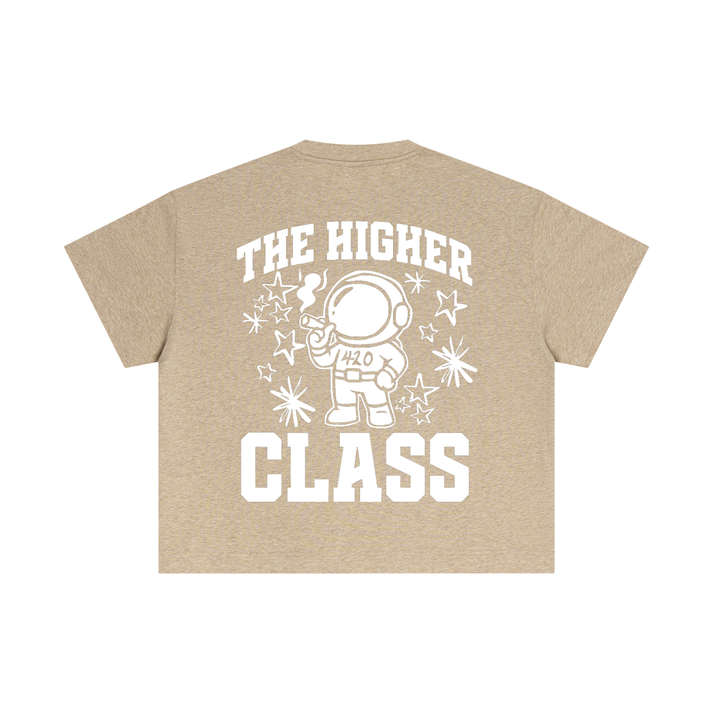 FLYWLKR "THE HIGH CLASS" Essential Cotton Boxy T-Shirt
