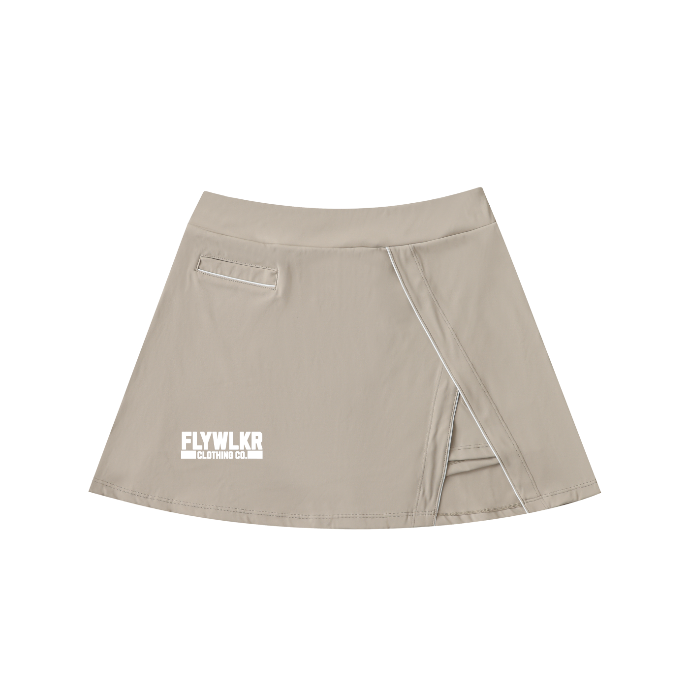 FLYWLKR "BREDY LANE SOCIAL CLUB" High-Waist Pocketed A-Line Skirt