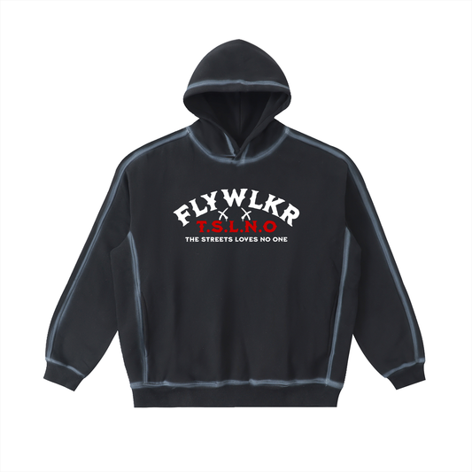 FLYWLKR "T.S.L.N.O" Sunfaded Edge Fleece Hoodie