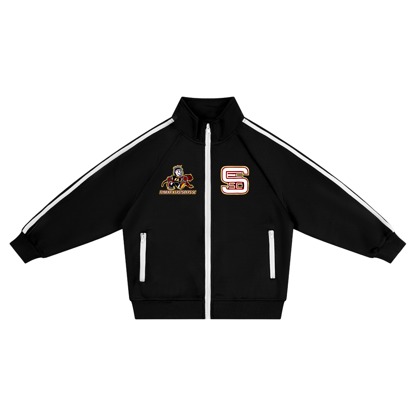 FLYWLKR X EASTSIDERS SC Kids’ Contrast Tape Coach Jacket