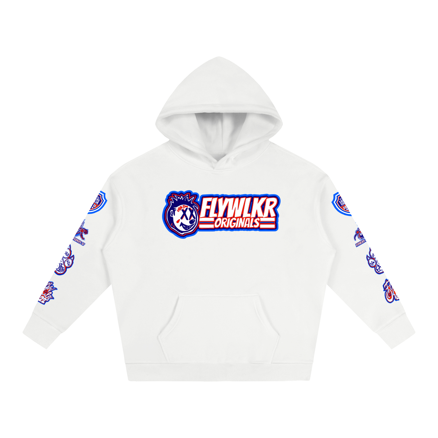 FLYWLKR X SCARBOROUGH EASTSIDERS Oversize Fleeced Hoodie
