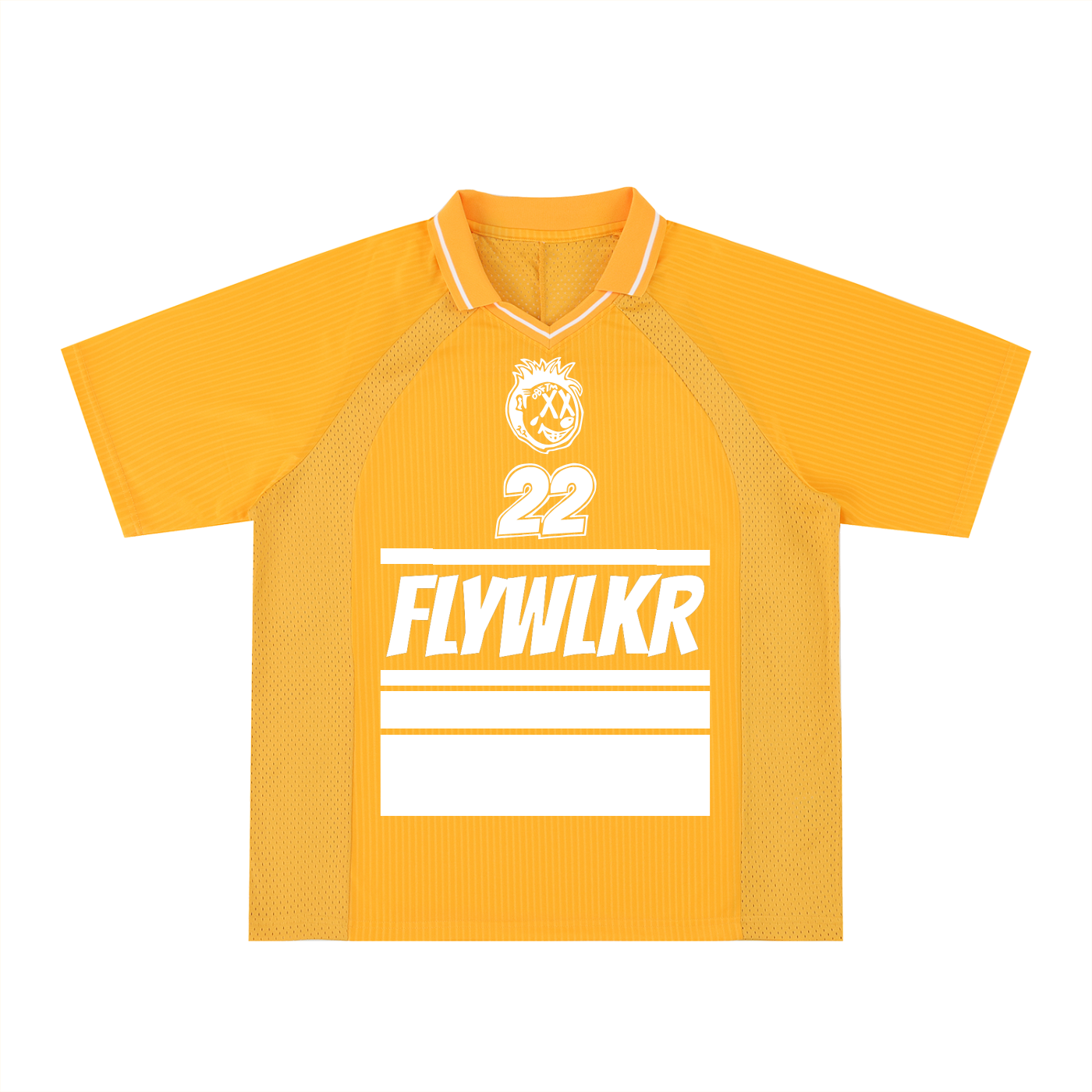 FLYWLKR "ORIGINALS" Striped V-Neck Soccer Jersey