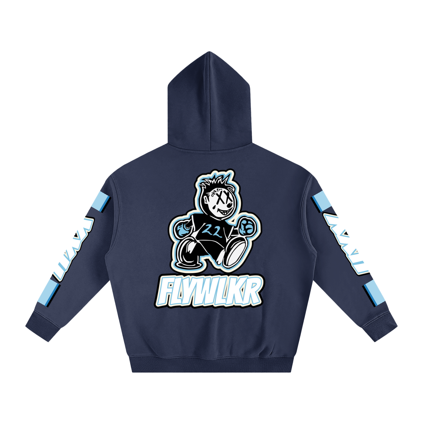 FLYWLKR ORIGINALS "BOSHIDRU" Oversize Fleeced Hoodie