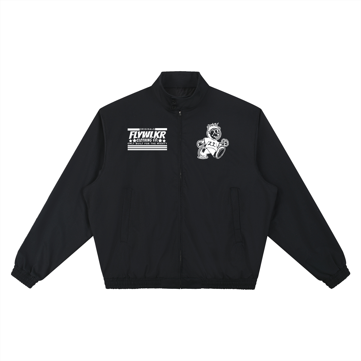FLYWLKR "ORIGINALS" Stand Collar Bomber Jacket