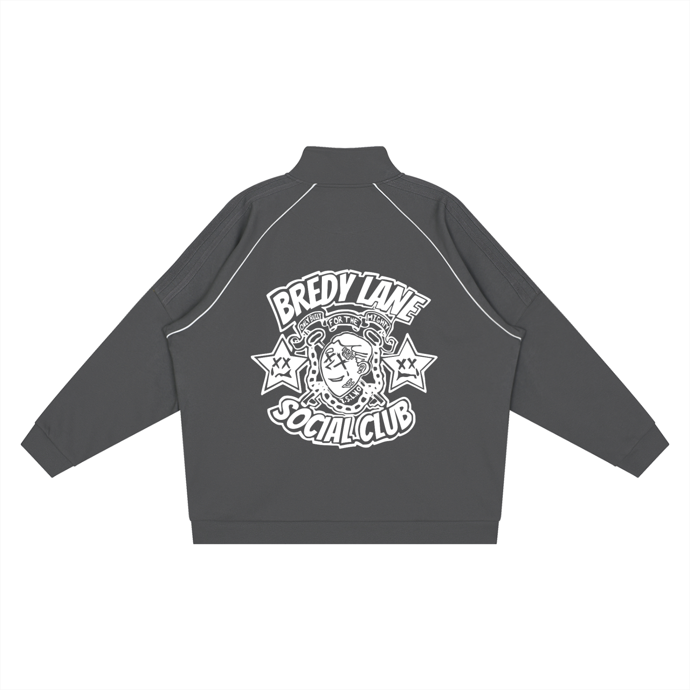 BREDY LANE SOCIAL CLUB Reflection Striped Raglan Sleeve  Jacket