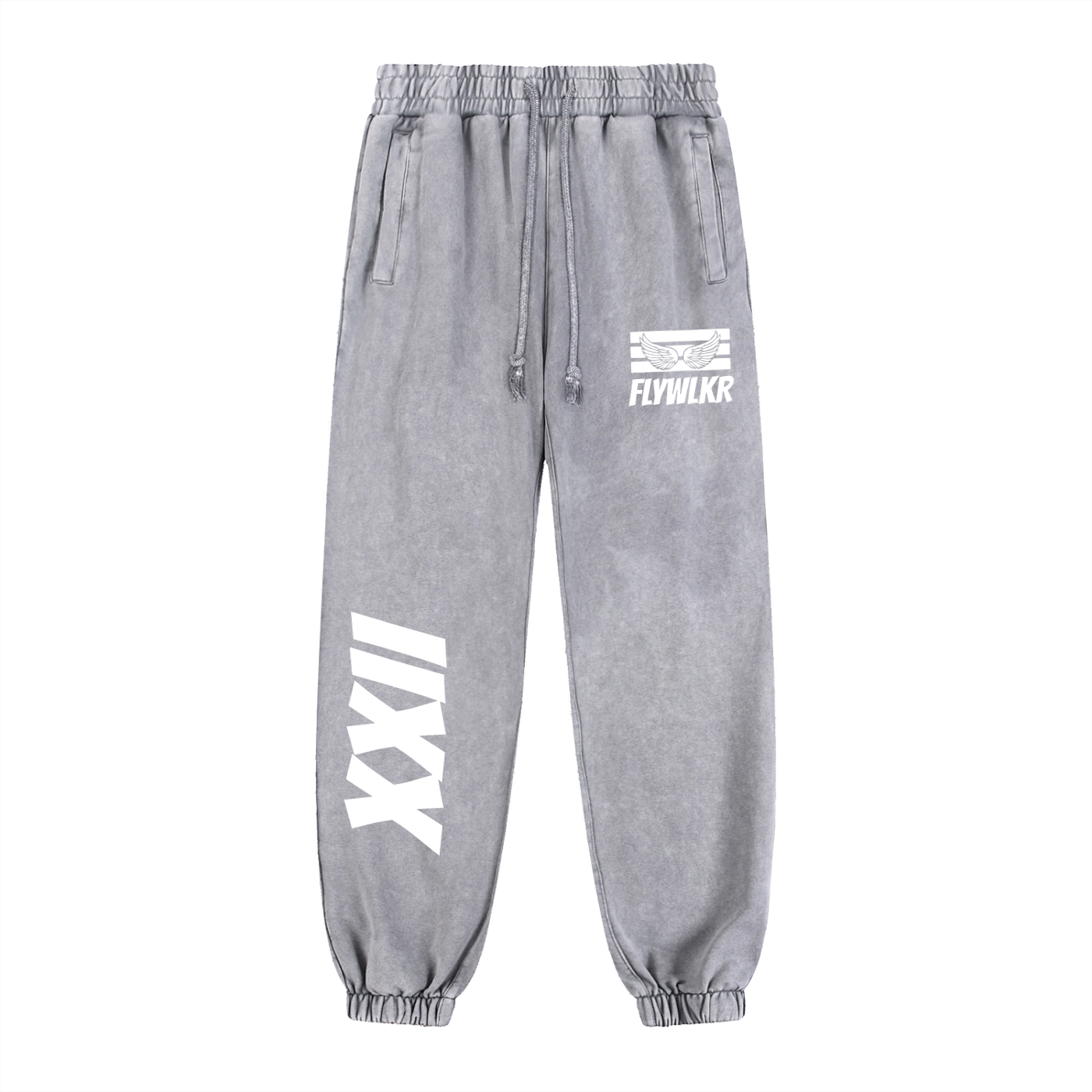 FLYWLKR "ORIGINALS" Snow Wash Heavyweight Jogged Sweatpants