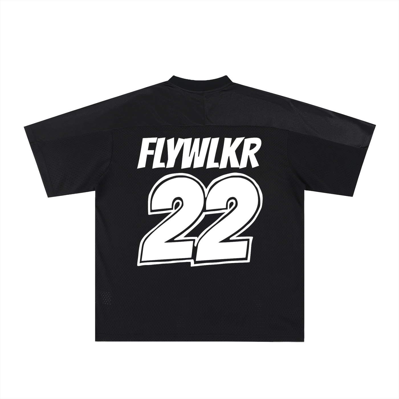 FLYWLKR "ORIGINALS" Oversized Mesh V-Neck Soccer Jersey