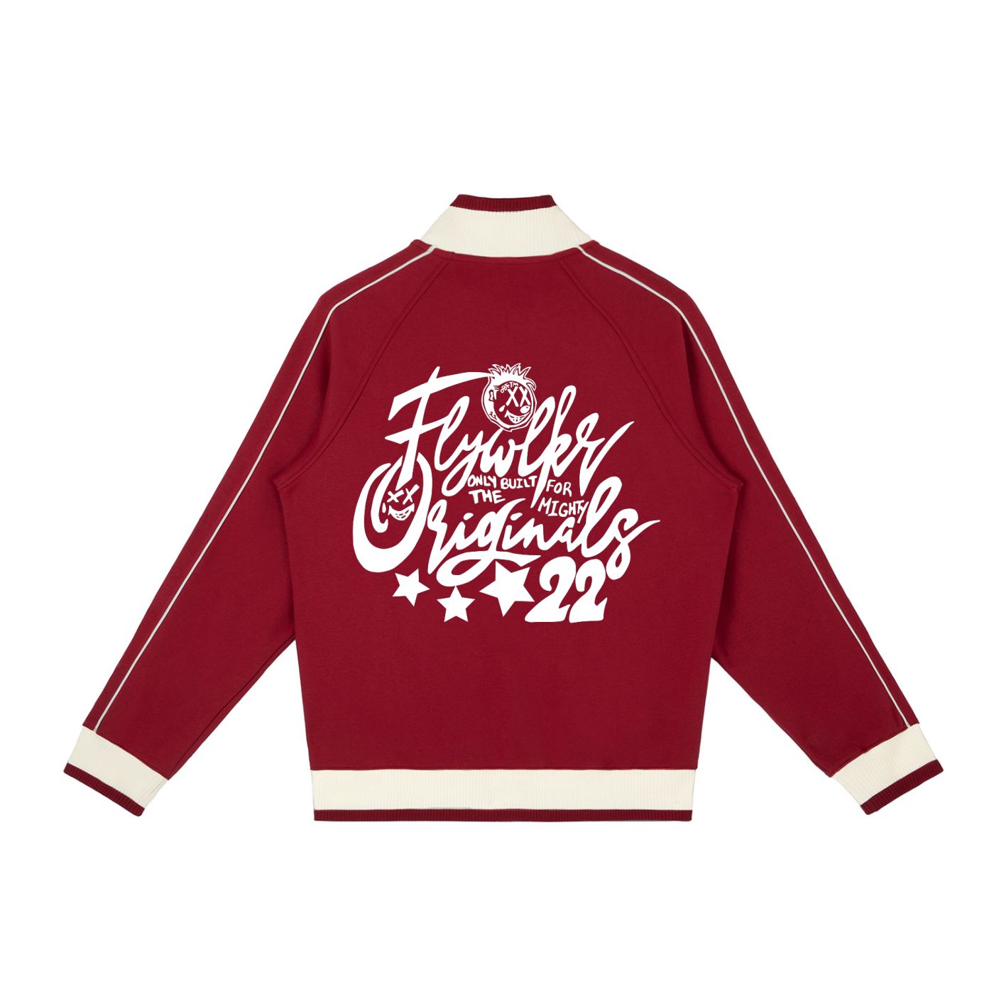FLYWLKR "ORIGINALS" Color Block Raglan Sleeve Zip Track Jacket
