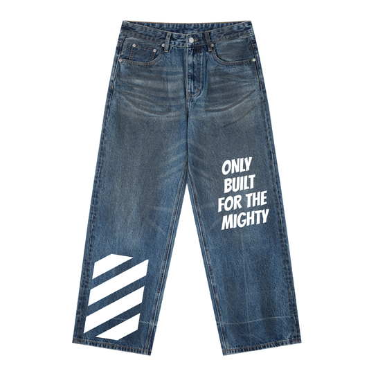 FLYWLKR "ORIGINALS"Vintage Wash Baggy Denim Jeans