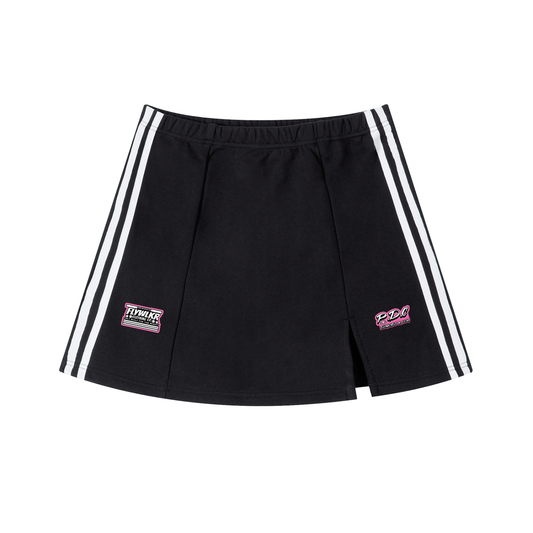 FLYWLKR ORIGINALS "PINK DIAMOND CLUB" Contrast Side Stripe Slit Skirt