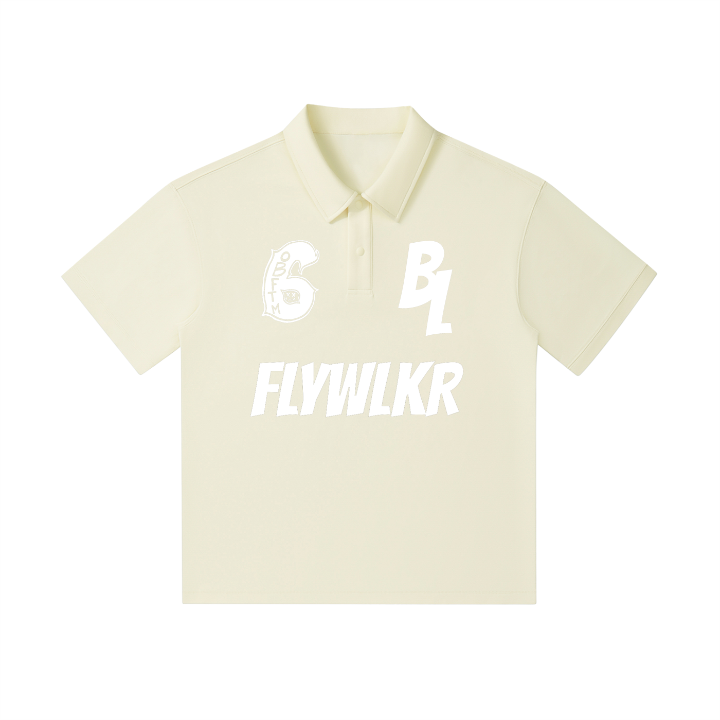 FLYWLKR "BREDY LANE SOCIAL CLUB" Drop Shoulder Short-Sleeve Polo