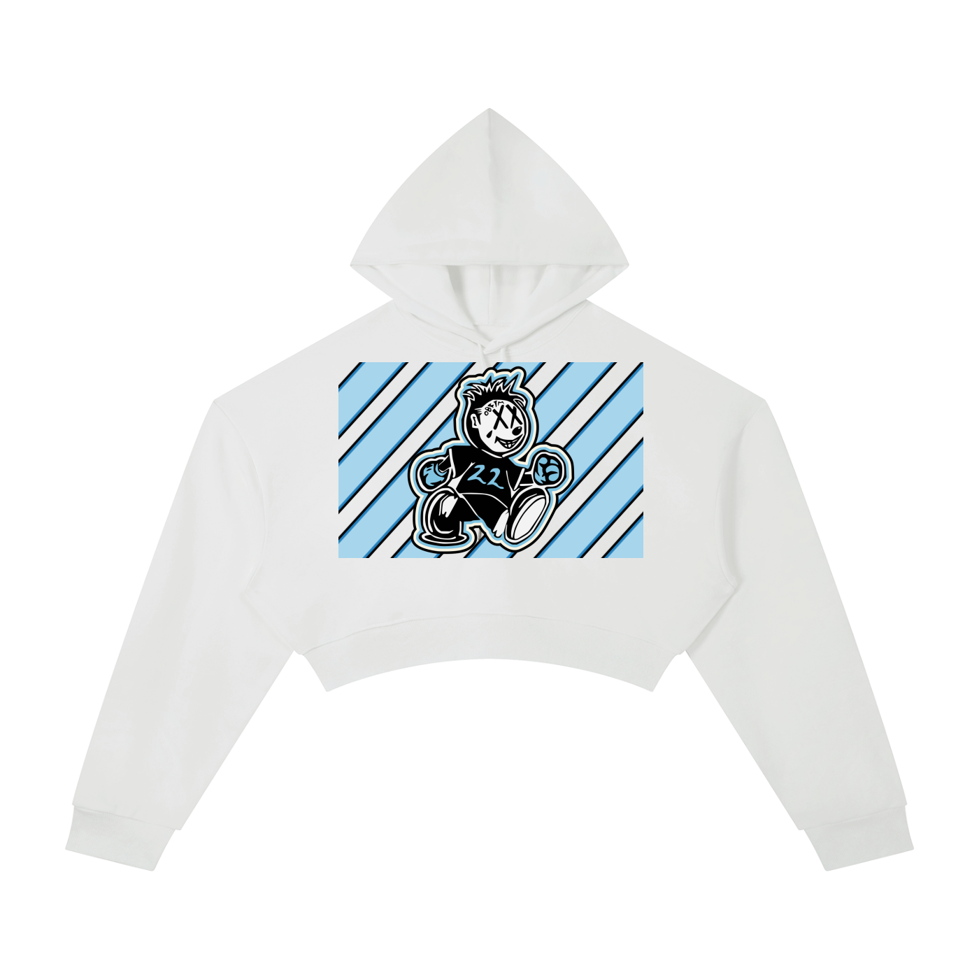 FLYWLKR ORIGINALS "BOSHIDIRU" Essential Cropped Hoodie