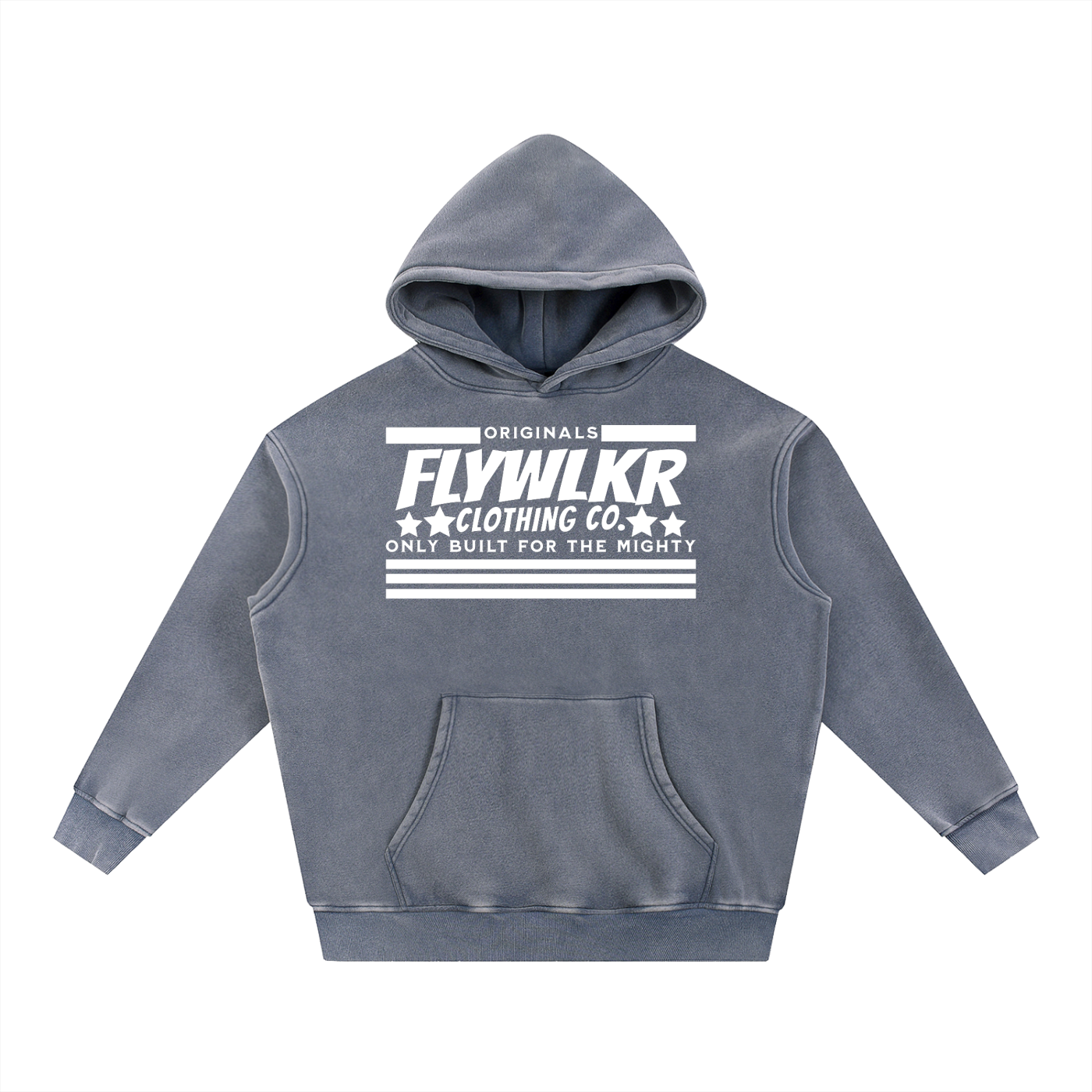 FLYWLKR "ORIGINALS" Snow Wash Fleece Oversize Hoodie