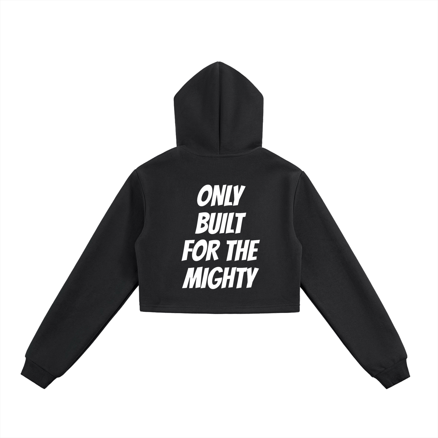 FLYWLKR "ORIGINALS" Essential Cropped Zip-Up Hoodie