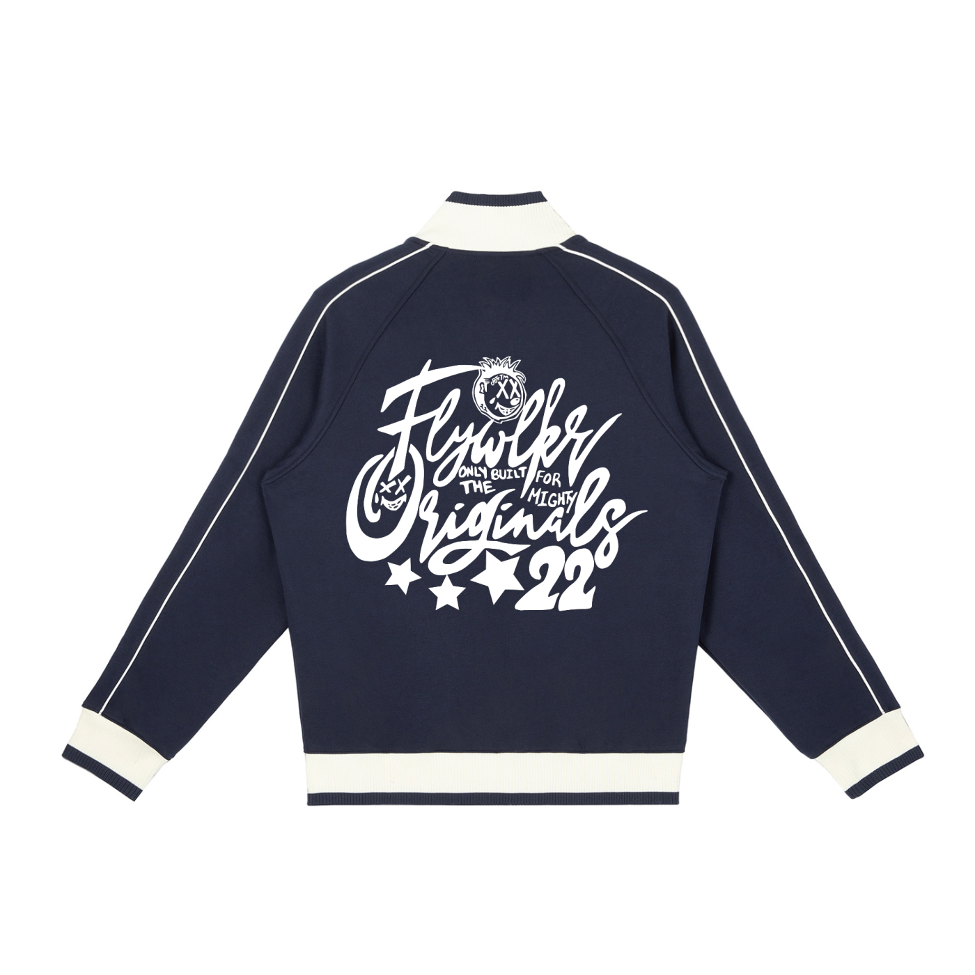 FLYWLKR "ORIGINALS" Color Block Raglan Sleeve Zip Track Jacket