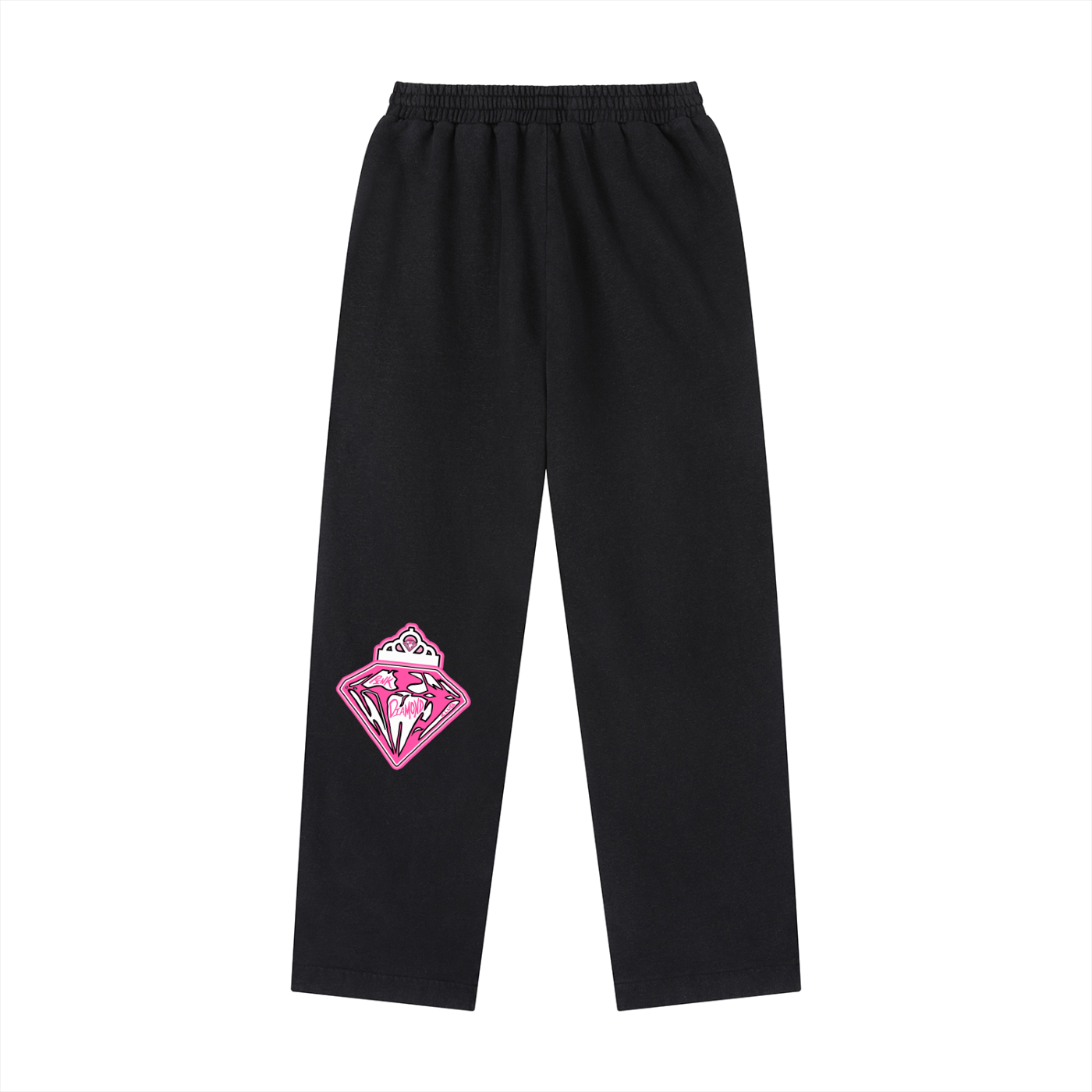 FLYWLKR ORIGINALS "PINK DIAMOND CLUB" Vintage Washed Drawstring Sweatpants