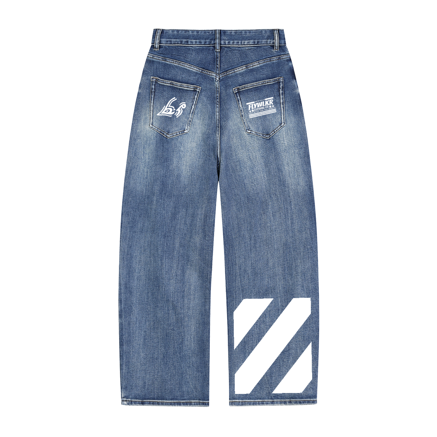 FLYWLKR "ORIGINALS" Sun Fade Heavyweight Denim Jeans