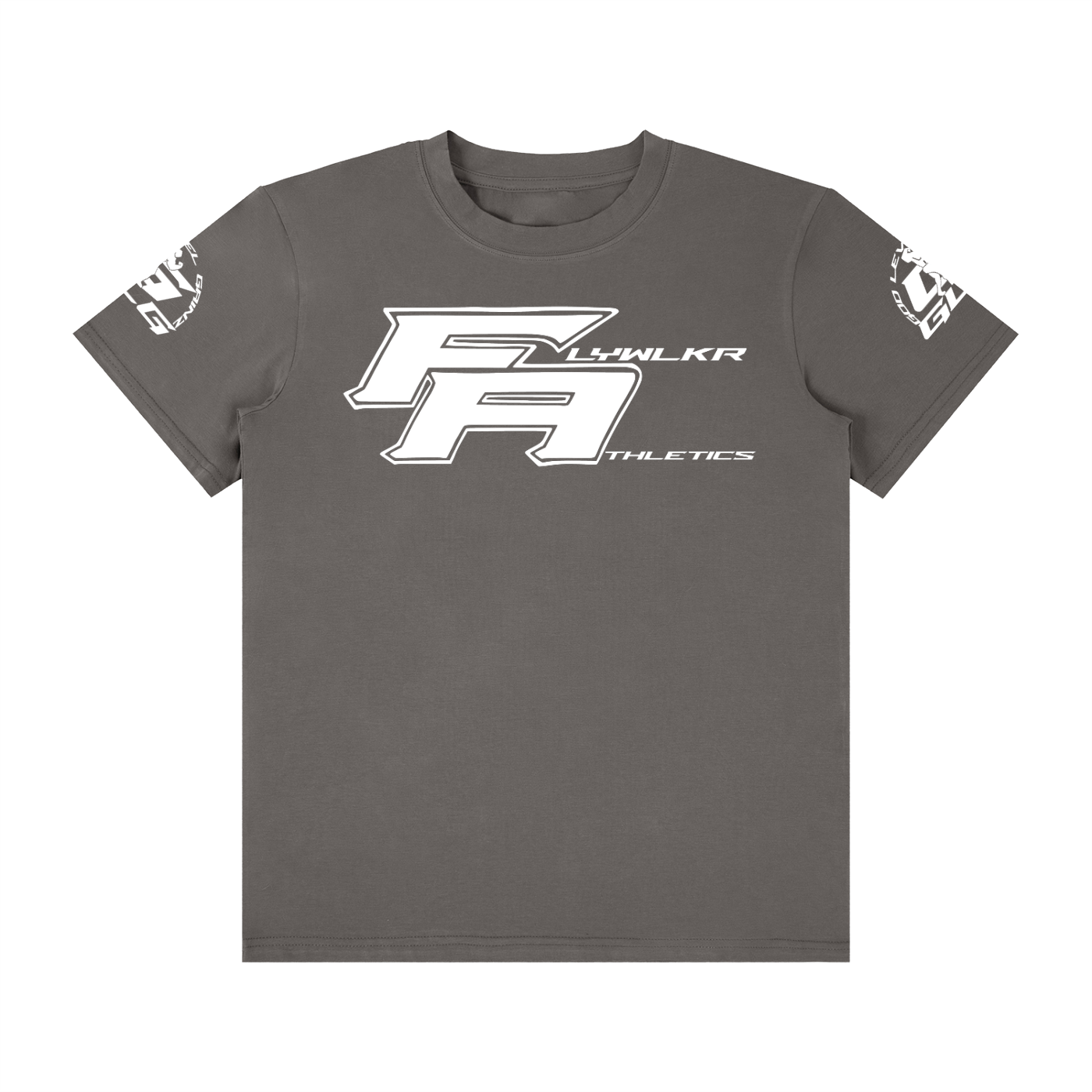 FLYWLKR ATHLETICS Unisex Classic Crew Neck Cotton T-Shirt
