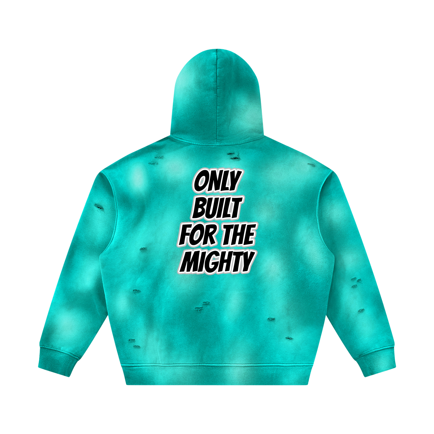 FLYWLKR ORIGINALS Unisex Sunfade Frayed Fleece Hoodie