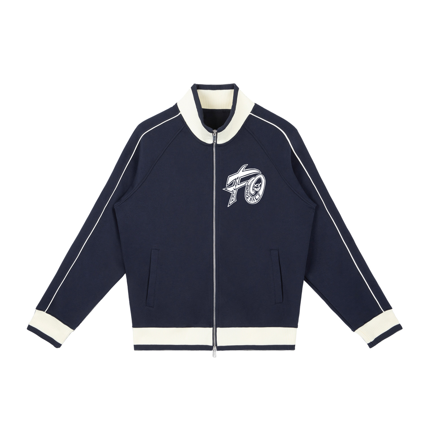 FLYWLKR "ORIGINALS" Color Block Raglan Sleeve Zip Track Jacket