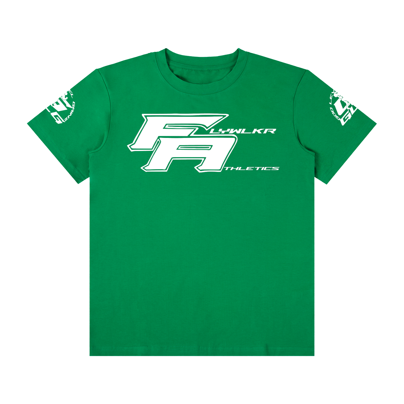 FLYWLKR ATHLETICS Unisex Classic Crew Neck Cotton T-Shirt